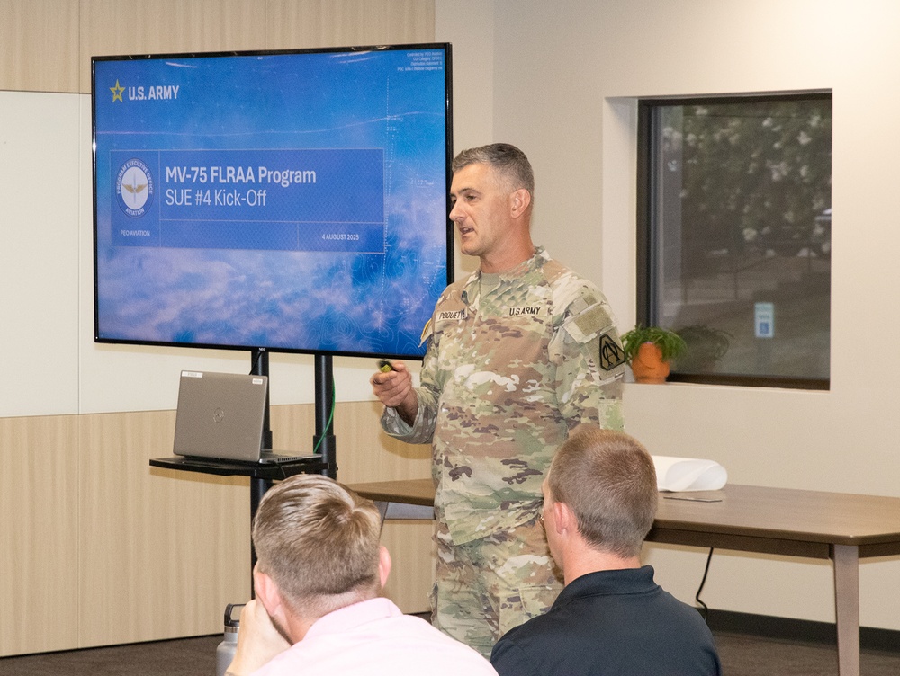 MV-75 Special User Evaluation at Redstone Arsenal Highlights Operational Relevance