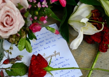 Public honors U.S. Army Spc. Beckstrom and Air Force Staff Sgt. Wolfe