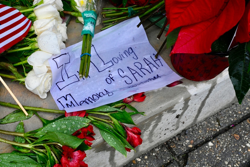 Public honors U.S. Army Spc. Beckstrom and Air Force Staff Sgt. Wolfe