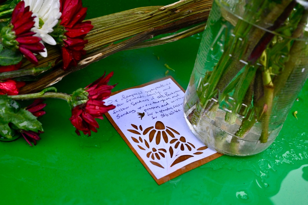 Public honors U.S. Army Spc. Beckstrom and Air Force Staff Sgt. Wolfe