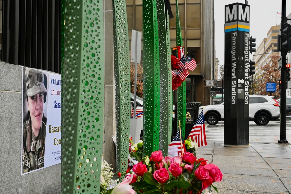 Public honors U.S. Army Spc. Beckstrom and Air Force Staff Sgt. Wolfe