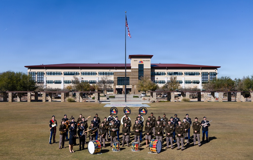 1st Armored Division Band Group Photo