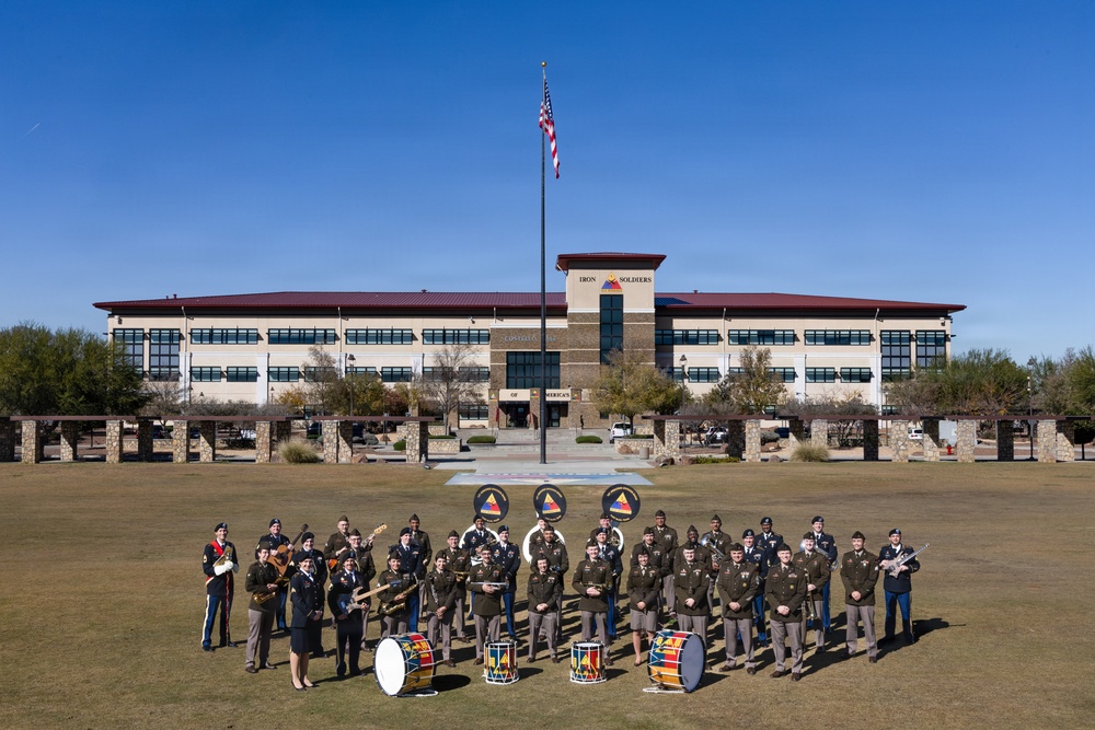 1st Armored Division Band Group Photo