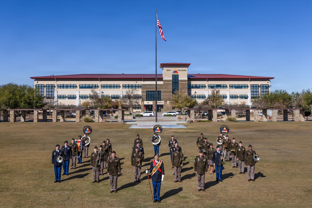 1st Armored Division Band Group Photo