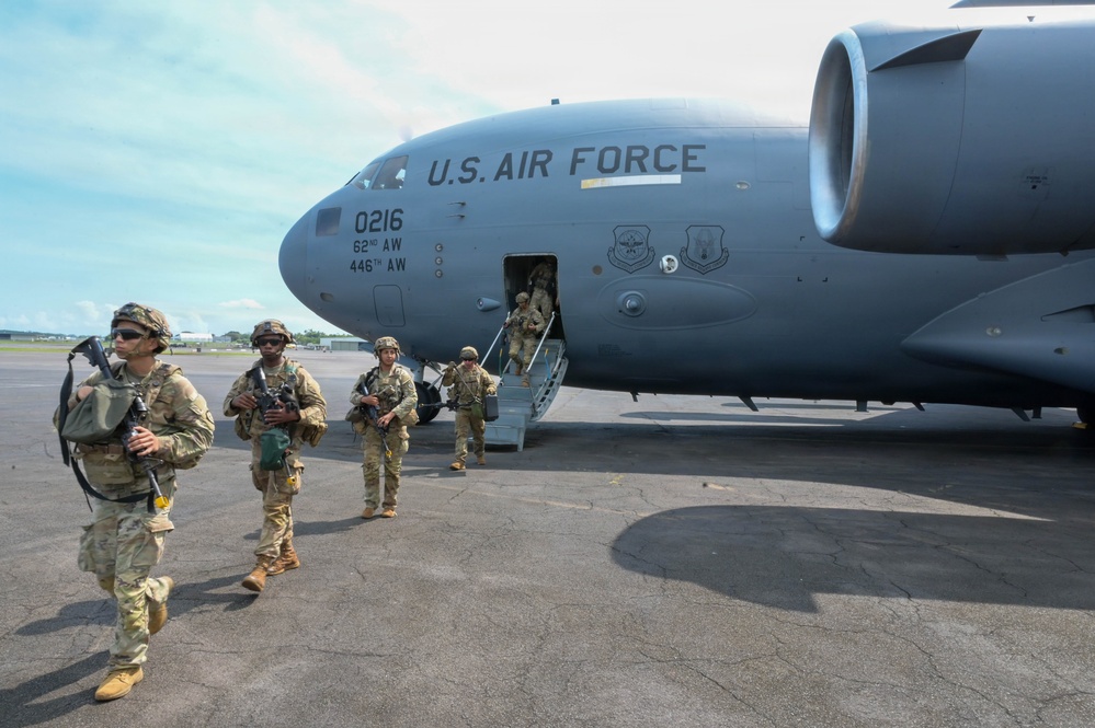 Air Force completes airbridge during JPMRC