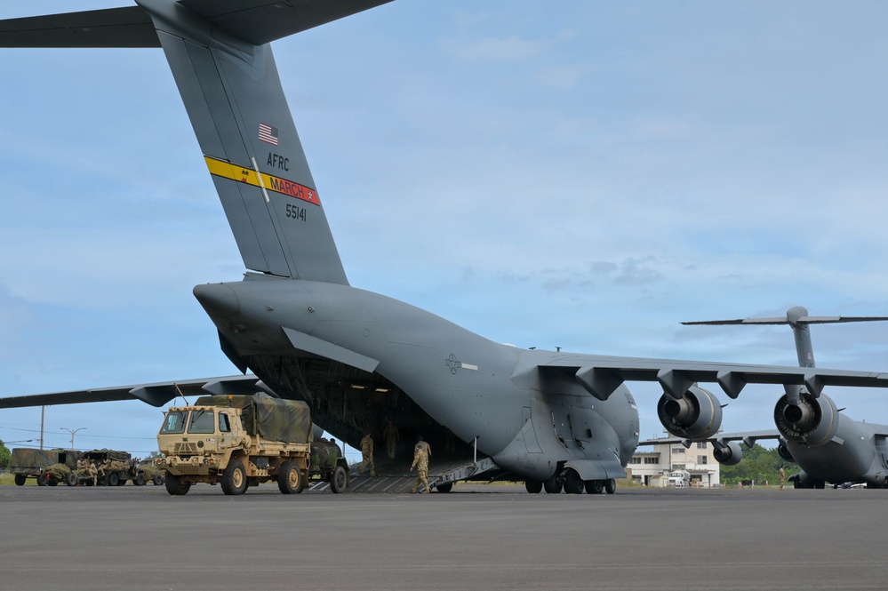 Air Force completes airbridge during JPMRC