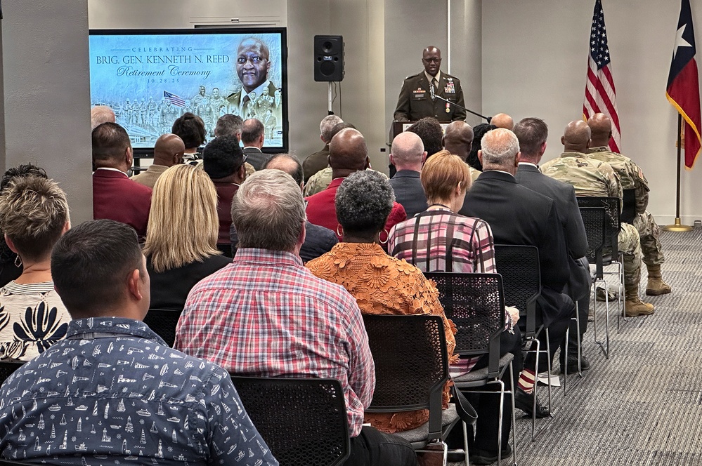 Brig. Gen. Kenneth Reed's Retirement Ceremony