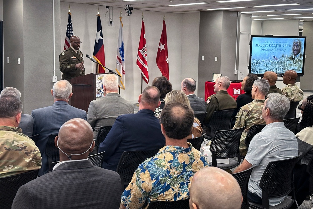 Brig. Gen. Kenneth Reed's Retirement Ceremony