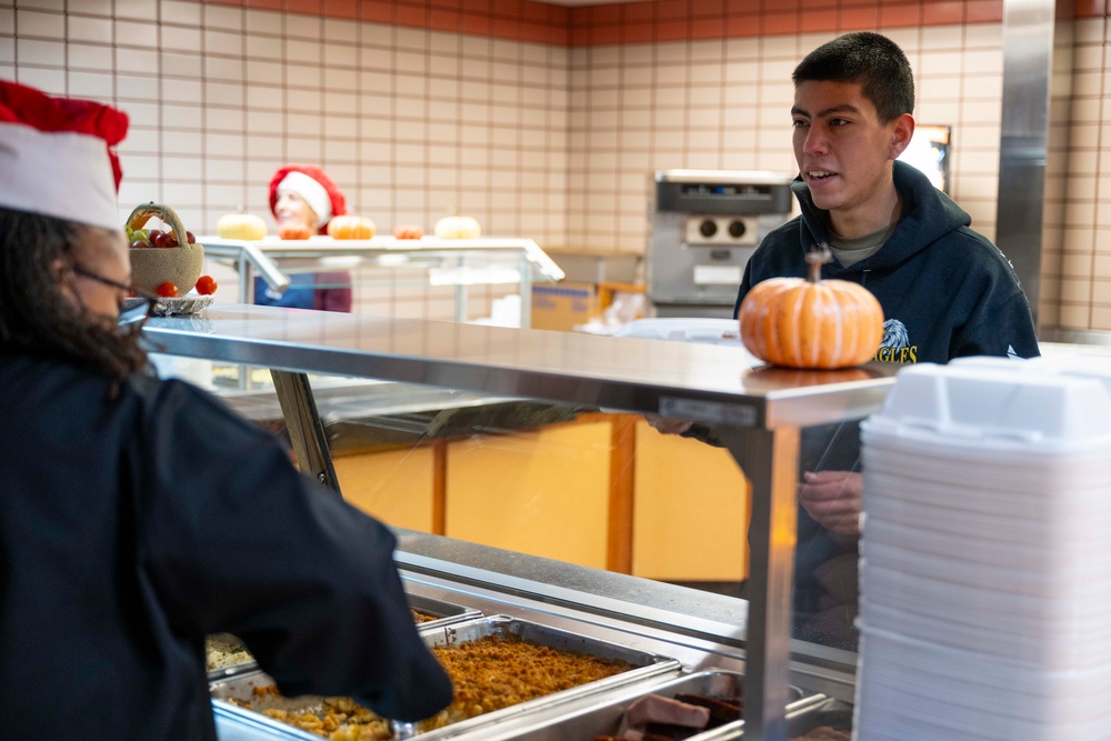 354th Fighter Wing hosts annual Thanksgiving meal