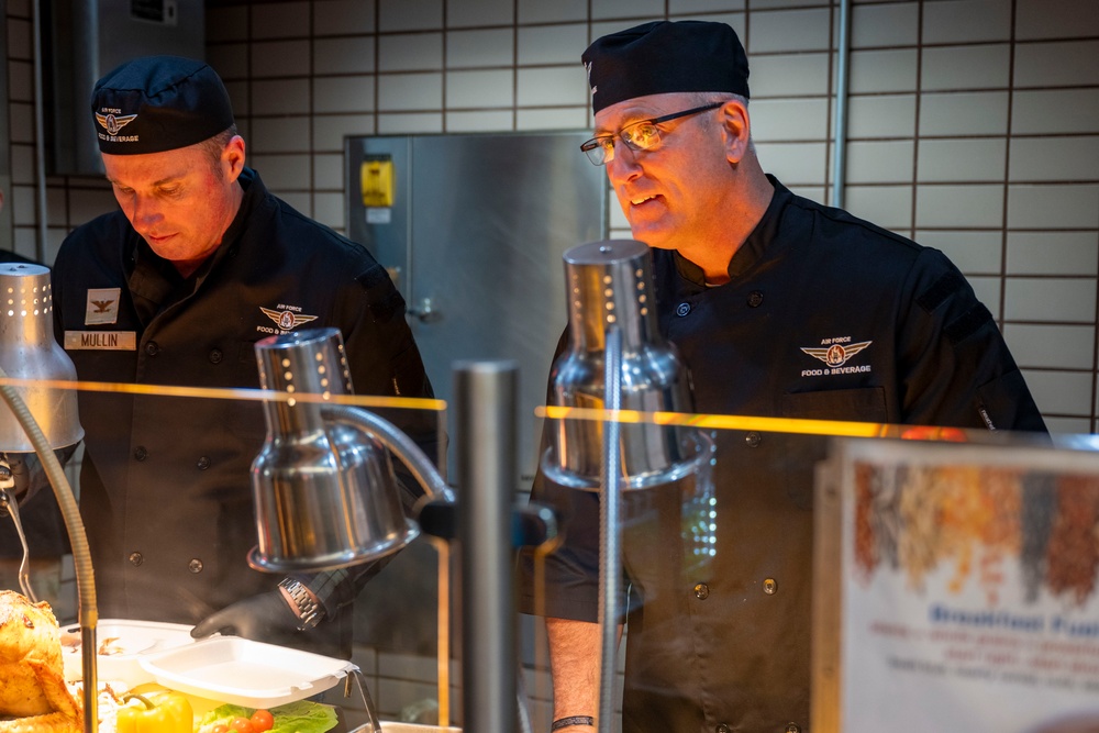 354th Fighter Wing hosts annual Thanksgiving meal