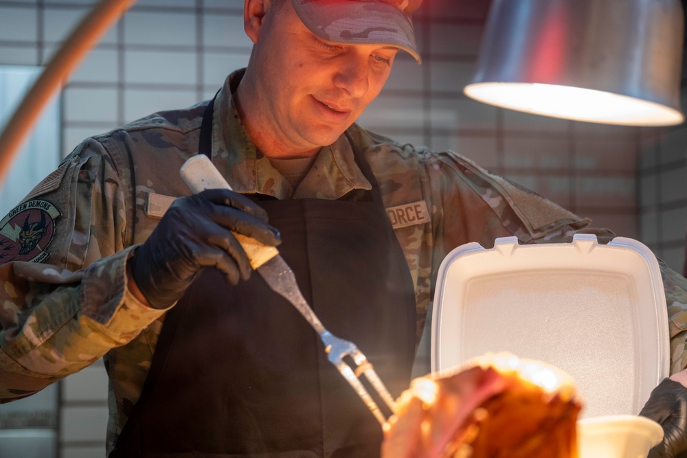 354th Fighter Wing hosts annual Thanksgiving meal