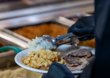 354th Fighter Wing hosts annual Thanksgiving meal