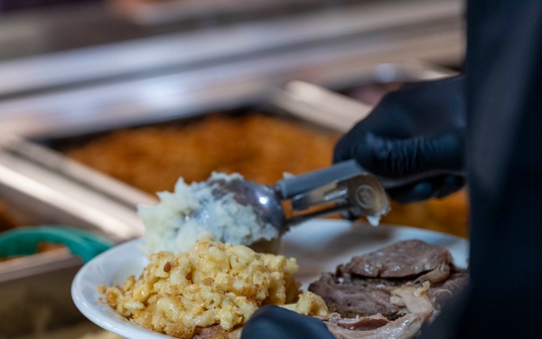 354th Fighter Wing hosts annual Thanksgiving meal