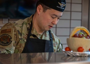 354th Fighter Wing hosts annual Thanksgiving meal