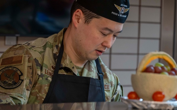 354th Fighter Wing hosts annual Thanksgiving meal