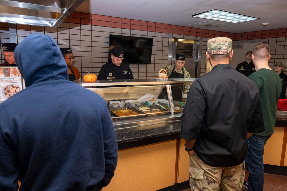 354th Fighter Wing hosts annual Thanksgiving meal