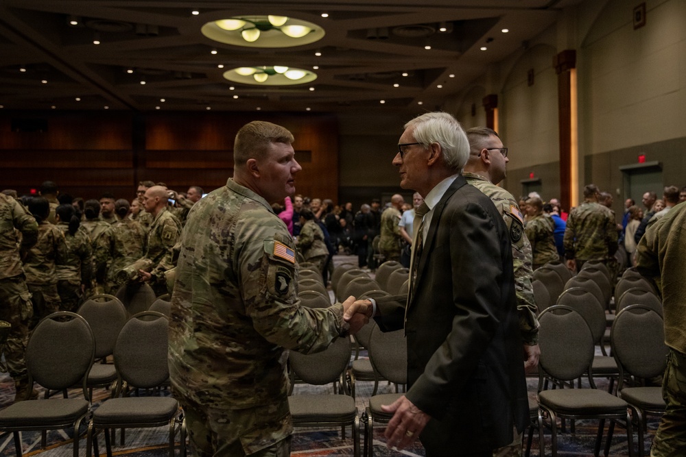 Wisconsin National Guard's 1-121 Field Artillery departs for deployment