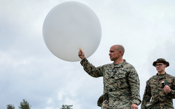 3d Intelligence Battalion conducts meteorological and oceanographic sensor field training at Kin Blue