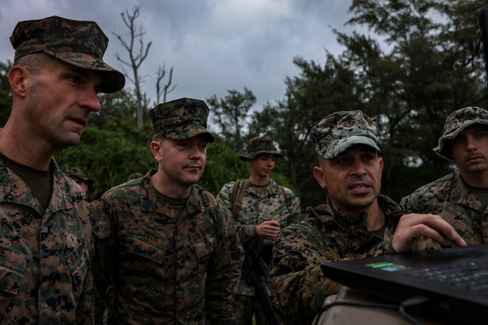 3d Intelligence Battalion conducts meteorological and oceanographic sensor field training at Kin Blue