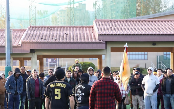 Opening remarks kick off the Turkey Bowl