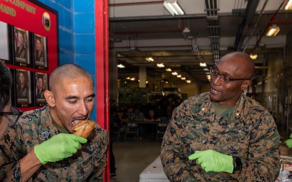 3rd MLG Communications Company Holds Thanksgiving Holiday Party