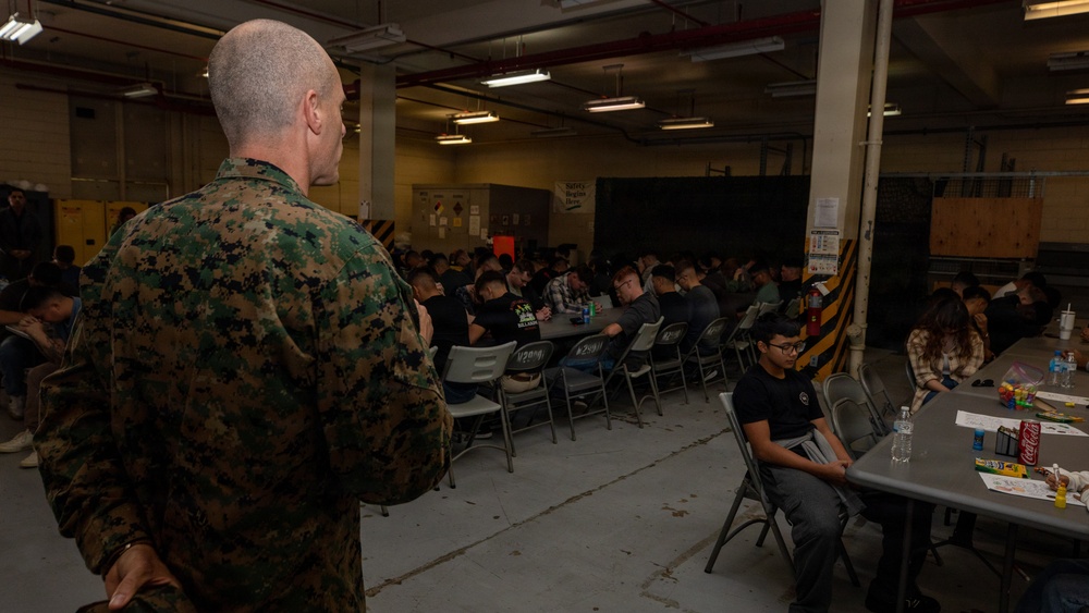 3rd MLG Communications Company Holds Thanksgiving Holiday Party