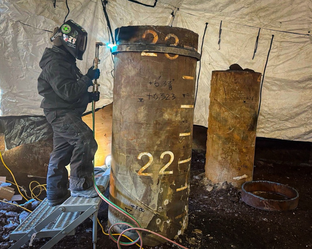 Steelworkers in Action on the Ice