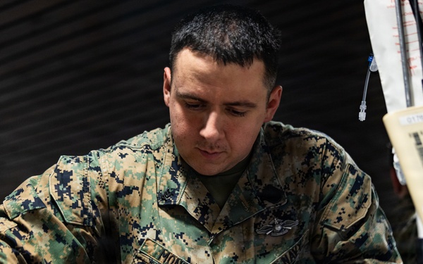 U.S. Navy Sailors execute a mass casualty event during during bilateral training exercise