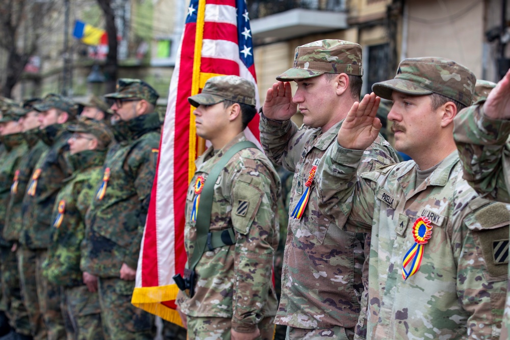 3rd Infantry Division Participates in Romania National Day