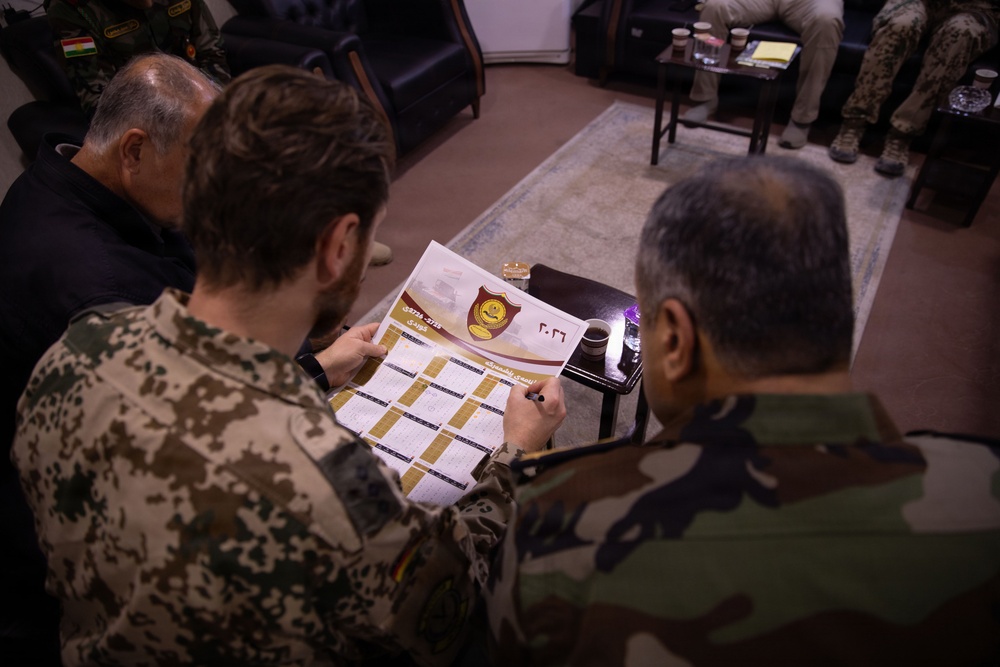 Joint Operational Command Advisory Team- North leads coordination with Director of Peshmerga General Directorate of Media and National Awareness