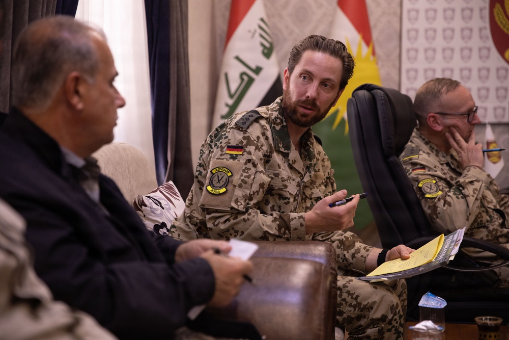 Joint Operational Command Advisory Team- North leads coordination with Director of Peshmerga General Directorate of Media and National Awareness