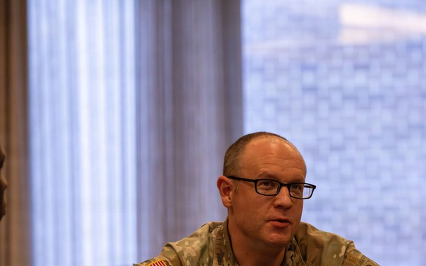 Joint Task Force Magnolia leadership hosts a CUB meeting