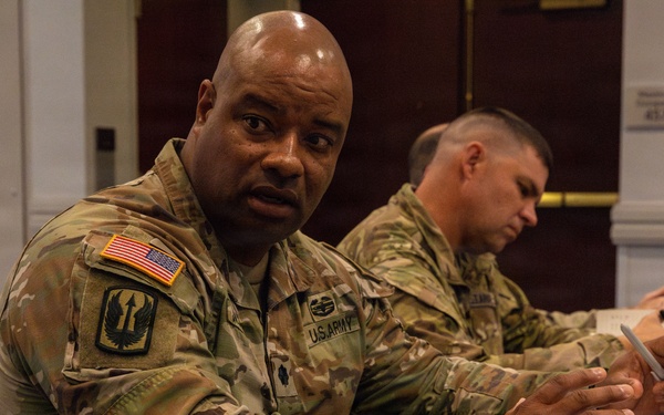 Joint Task Force Magnolia leadership hosts a CUB meeting