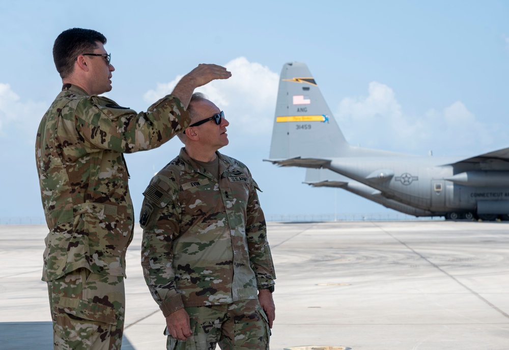 The Adjutant General of the Connecticut National Guard Engages with 75th EAS Airmen, Recognizes Their Contributions to the Mission