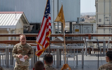 The Adjutant General of the Connecticut National Guard Engages with 75th EAS Airmen, Recognizes Their Contributions to the Mission