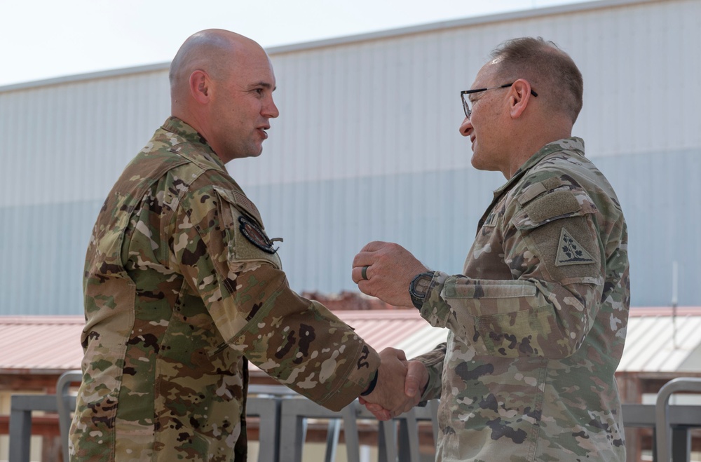 The Adjutant General of the Connecticut National Guard Engages with 75th EAS Airmen, Recognizes Their Contributions to the Mission