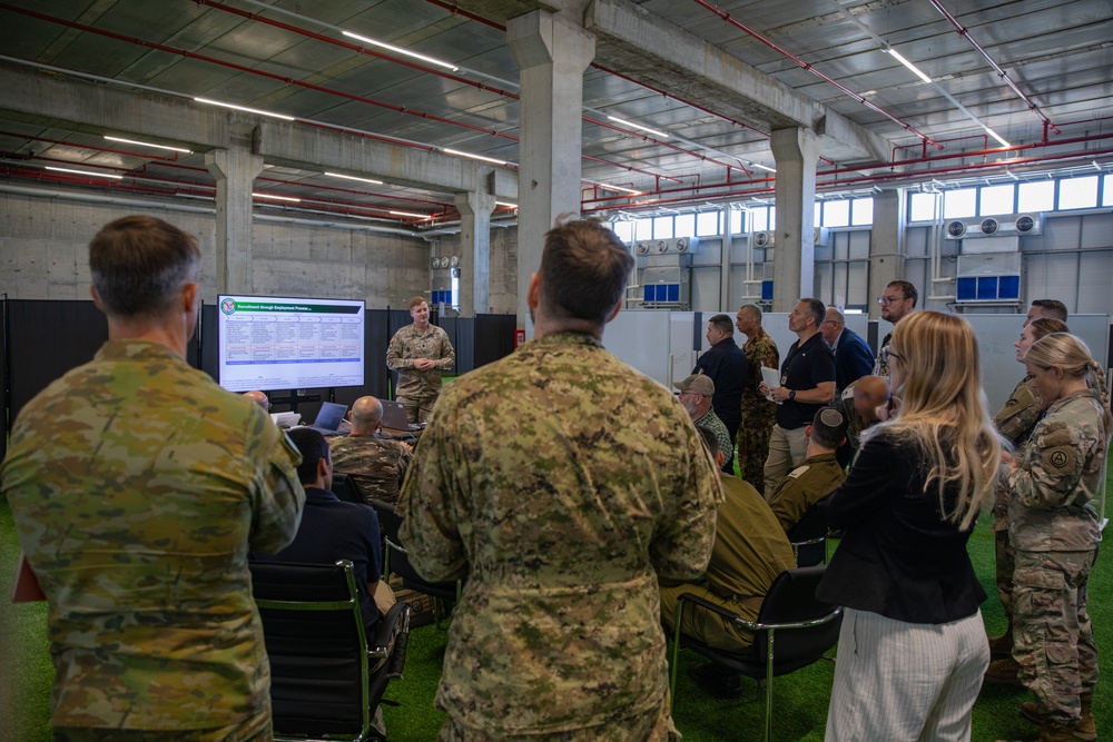 Humanitarian aid operations at the Civil-Military Coordination Center