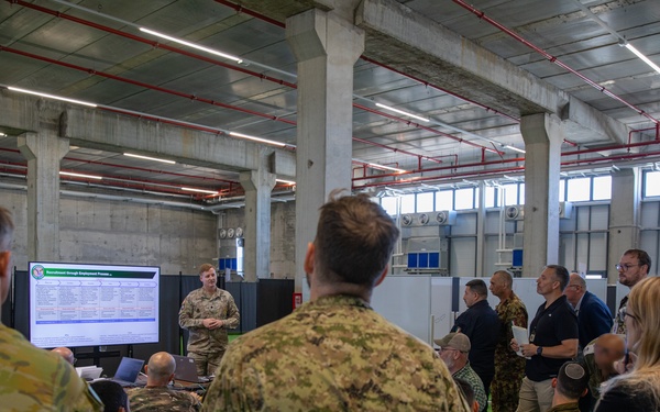 Humanitarian aid operations at the Civil-Military Coordination Center