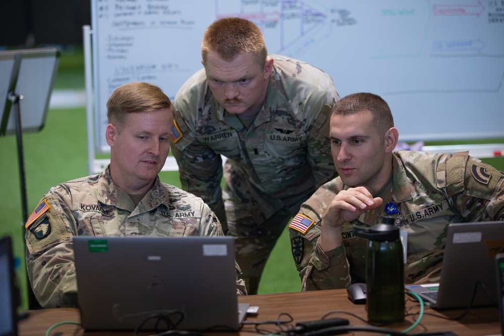 Humanitarian aid observation at the Civil-Military Coordination Center