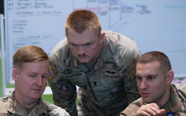 Humanitarian aid observation at the Civil-Military Coordination Center