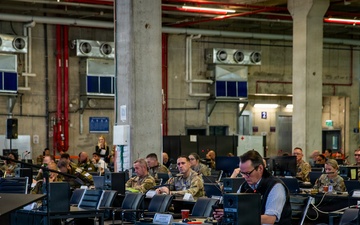 Humanitarian aid observation inside the Civil-Military Coordination Center