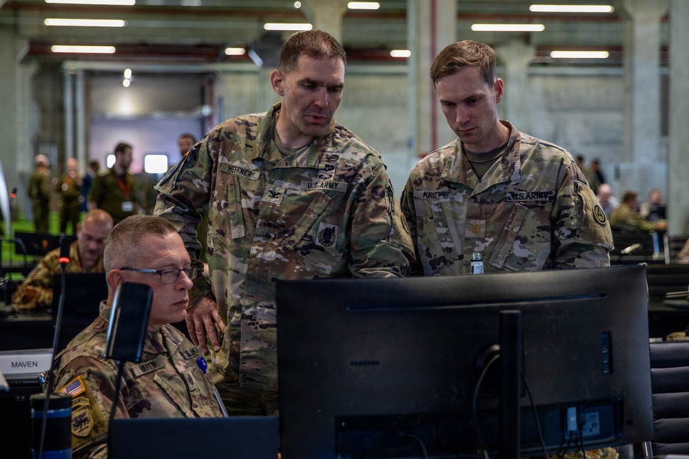 Humanitarian aid operations at the Civil-Military Coordination Center