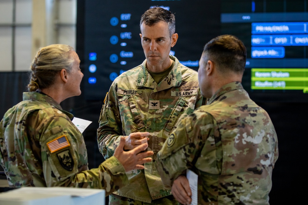 Humanitarian aid observation at the Civil-Military Coordination Center