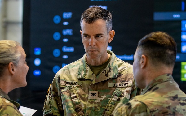 Humanitarian aid observation at the Civil-Military Coordination Center