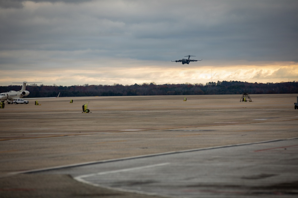 Mississippi National Guard service members with the 223rd Engineer Battalion Start their mission in Washington, D.C.