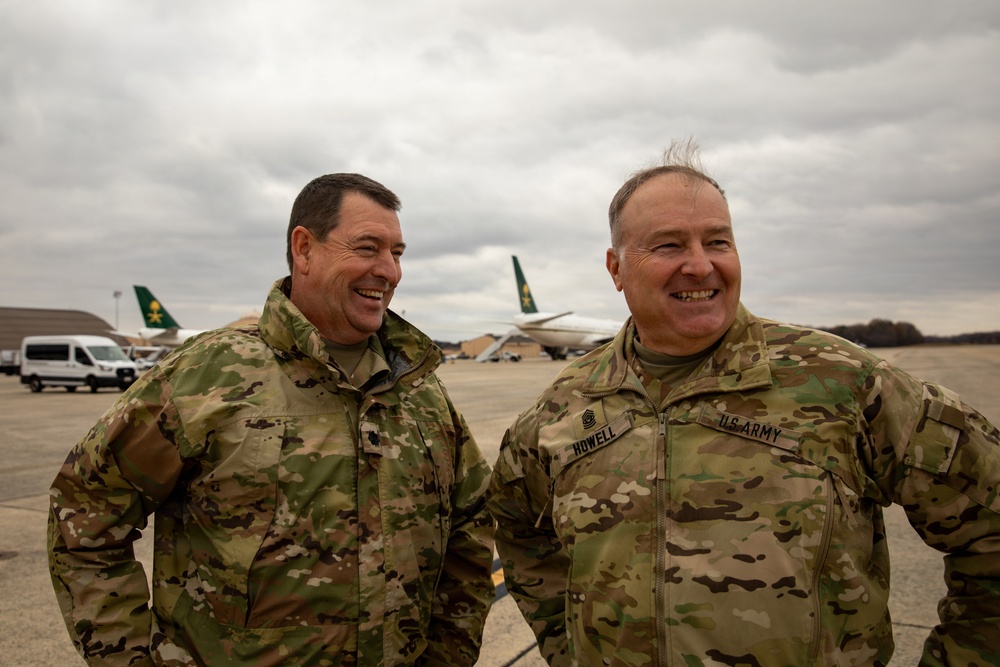 Mississippi National Guard service members with the 223rd Engineer Battalion Start their mission in Washington, D.C.