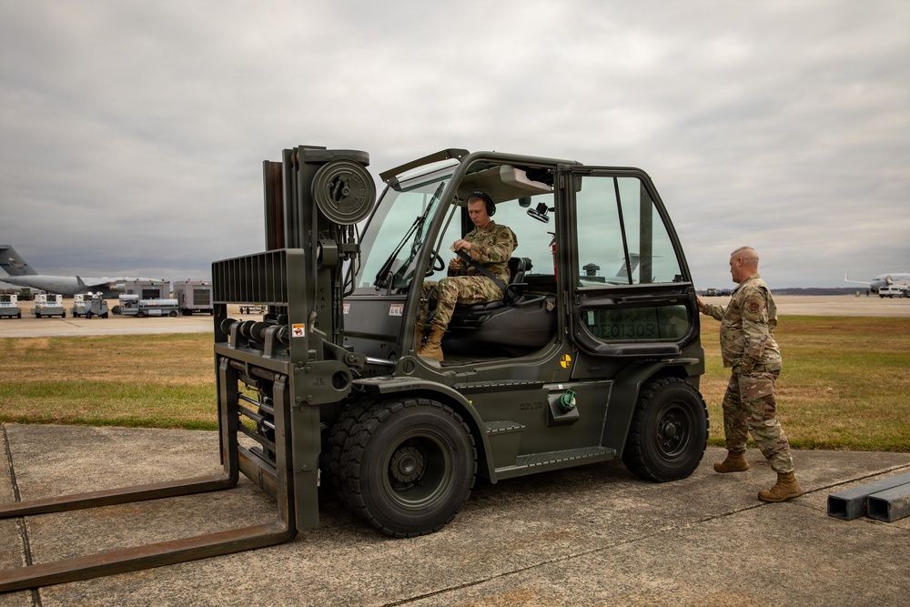 Mississippi National Guard service members with the 223rd Engineer Battalion Start their mission in Washington, D.C.
