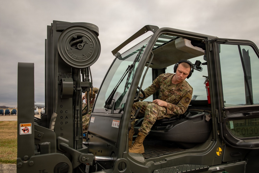 Mississippi National Guard service members with the 223rd Engineer Battalion Start their mission in Washington, D.C.