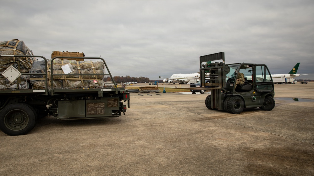 Mississippi National Guard service members with the 223rd Engineer Battalion Start their mission in Washington, D.C.
