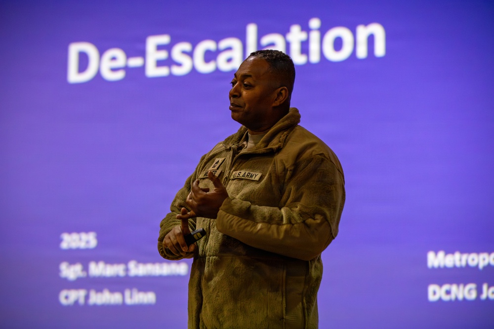 Mississippi National Guard service members with the 223rd Engineer Battalion Start their mission in Washington, D.C.